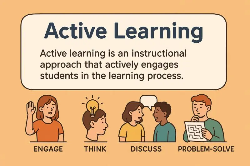 use the “active learning” method